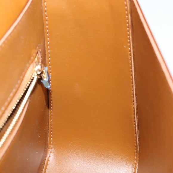 LOUIS VUITTON Monogram Vernis Christie GM Shoulder Bag Bronze M91107 Auth 108191