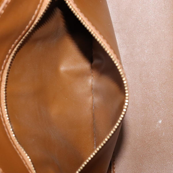 LOUIS VUITTON Monogram Vernis Christie GM Shoulder Bag Bronze M91107 Auth 108191