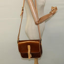 LOUIS VUITTON Monogram Vernis Christie GM Shoulder Bag Bronze M91107 Auth 108191-23