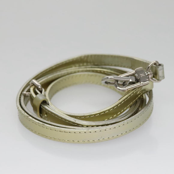 LOUIS VUITTON Epi Metallic Petite Mar Bag Silver Gold M54652 LV Auth 108234