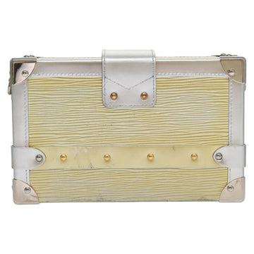 LOUIS VUITTON Epi Metallic Petite Mar Bag Silver Gold M54652 LV Auth 108234 - 0