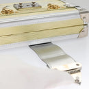 LOUIS VUITTON Epi Metallic Petite Mar Bag Silver Gold M54652 LV Auth 108234-6