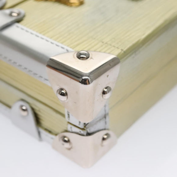 LOUIS VUITTON Epi Metallic Petite Mar Bag Silver Gold M54652 LV Auth 108234