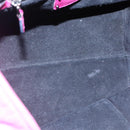 LOEWE Hand Bag Leather Pink Silver Auth 108259-17