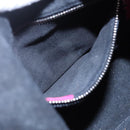 LOEWE Hand Bag Leather Pink Silver Auth 108259-20