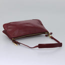 Coach Hand Bag Leather 2Set Brown Wine Red Auth 108263-13