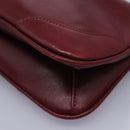 Coach Hand Bag Leather 2Set Brown Wine Red Auth 108263-15