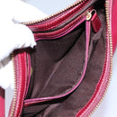 Coach Hand Bag Leather 2Set Brown Wine Red Auth 108263-17