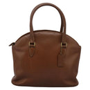 Coach Hand Bag Leather 2Set Brown Wine Red Auth 108263-2