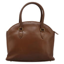 Coach Hand Bag Leather 2Set Brown Wine Red Auth 108263-3