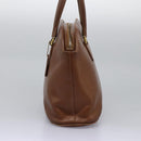 Coach Hand Bag Leather 2Set Brown Wine Red Auth 108263-4