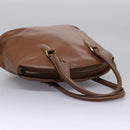 Coach Hand Bag Leather 2Set Brown Wine Red Auth 108263-5