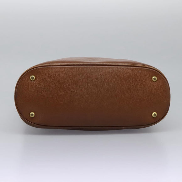 Coach Hand Bag Leather 2Set Brown Wine Red Auth 108263