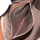 Coach Hand Bag Leather 2Set Brown Wine Red Auth 108263-9