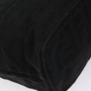 FENDI Zucca Canvas Hand Bag Black Auth 108264-14