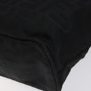 FENDI Zucca Canvas Hand Bag Black Auth 108264-15