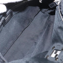 FENDI Zucca Canvas Hand Bag Black Auth 108264-11