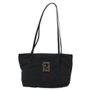 FENDI Zucca Canvas Hand Bag Black Auth 108264-13
