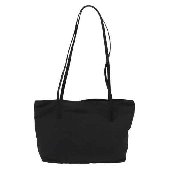 FENDI Zucca Canvas Hand Bag Black Auth 108264