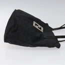 FENDI Zucca Canvas Hand Bag Black Auth 108264-3