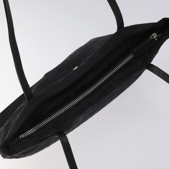 FENDI Zucca Canvas Hand Bag Black Auth 108264