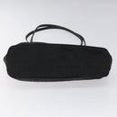 FENDI Zucca Canvas Hand Bag Black Auth 108264-5