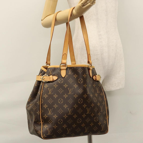 LOUIS VUITTON Monogram Batignolles Vertical Tote Bag M51153 LV Auth 108298A