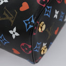 LOUIS VUITTON Monogram Game On Vanity PM Handtasche Noir M57482 LV Auth 108299SM-16