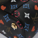LOUIS VUITTON Monogram Game On Vanity PM Handtasche Noir M57482 LV Auth 108299SM-19