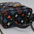 LOUIS VUITTON Monogram Game On Vanity PM Handtasche Noir M57482 LV Auth 108299SM-6