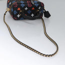 LOUIS VUITTON Monogram Game On Vanity PM Handtasche Noir M57482 LV Auth 108299SM-8