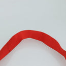 PRADA Shoulder Bag Nylon Orange Silver Auth 108312-8