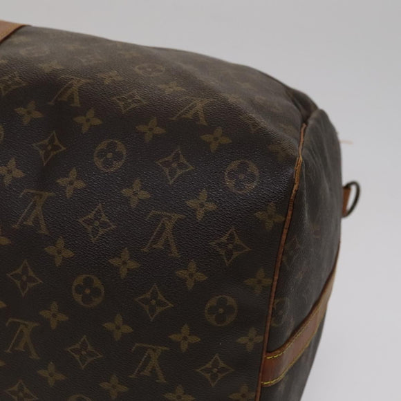 LOUIS VUITTON Monogram Keepall Bandouliere 60 Boston Bag M41412 LV Auth 108317