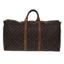 LOUIS VUITTON Monogram Keepall Bandouliere 60 Boston Bag M41412 LV Auth 108317-2
