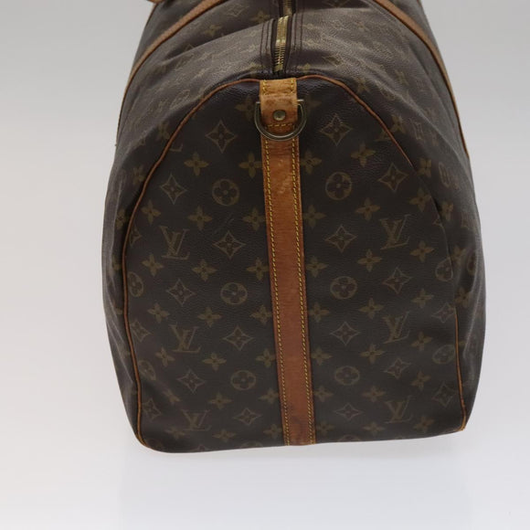 LOUIS VUITTON Monogram Keepall Bandouliere 60 Boston Bag M41412 LV Auth 108317