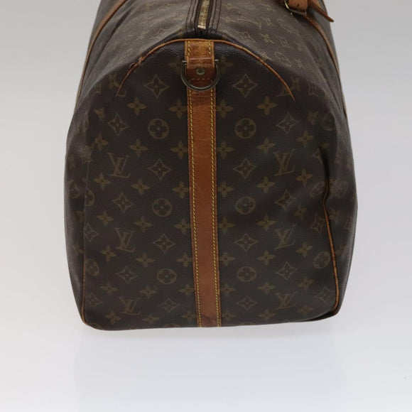 LOUIS VUITTON Monogram Keepall Bandouliere 60 Boston Bag M41412 LV Auth 108317