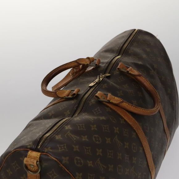 LOUIS VUITTON Monogram Keepall Bandouliere 60 Boston Bag M41412 LV Auth 108317