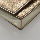 Salvatore Ferragamo Shoulder Bag Sequin 2way Gold Auth 108329-8