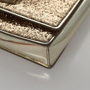 Salvatore Ferragamo Shoulder Bag Sequin 2way Gold Auth 108329-15