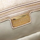 Salvatore Ferragamo Shoulder Bag Sequin 2way Gold Auth 108329-21