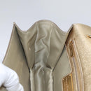 Salvatore Ferragamo Shoulder Bag Sequin 2way Gold Auth 108329-23