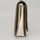 Salvatore Ferragamo Shoulder Bag Sequin 2way Gold Auth 108329-4