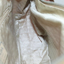 PRADA Shoulder Bag Nylon Pink Beige Silver Auth 108330-20