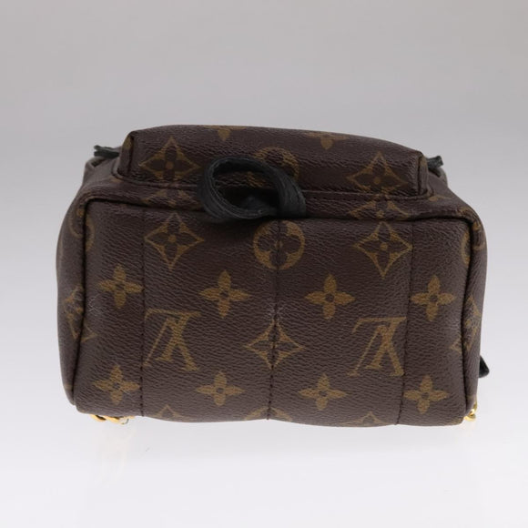 LOUIS VUITTON Monogram Palm Springs MINI Backpack M44873 LV Auth 108350