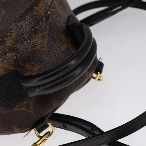 LOUIS VUITTON Monogram Palm Springs MINI Backpack M44873 LV Auth 108350