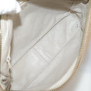 CHANEL Matelasse Chain Shoulder Bag Lamb Skin Beige Gold CC Auth 108395-11