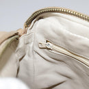 CHANEL Matelasse Chain Shoulder Bag Lamb Skin Beige Gold CC Auth 108395-23