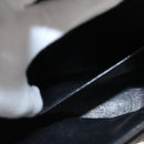 CHANEL Matelasse Chain Shoulder Bag Canvas Black Gold CC Auth 108396-28