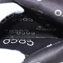 CHANEL Matelasse Chain Shoulder Bag Canvas Black Gold CC Auth 108396-30