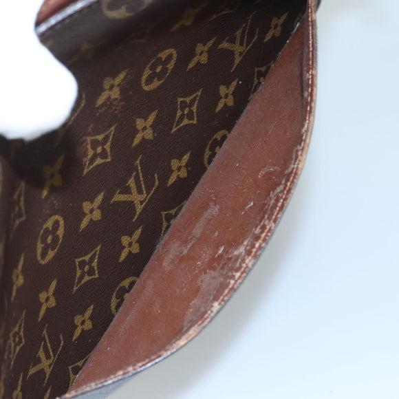 LOUIS VUITTON Monogram Pochette Homme Clutch Bag M51795 LV Auth 108400